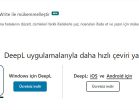 DeepL Yapay Zeka Destekli Çeviri Aracı