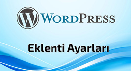 Wordpress Eklenti Ayarları